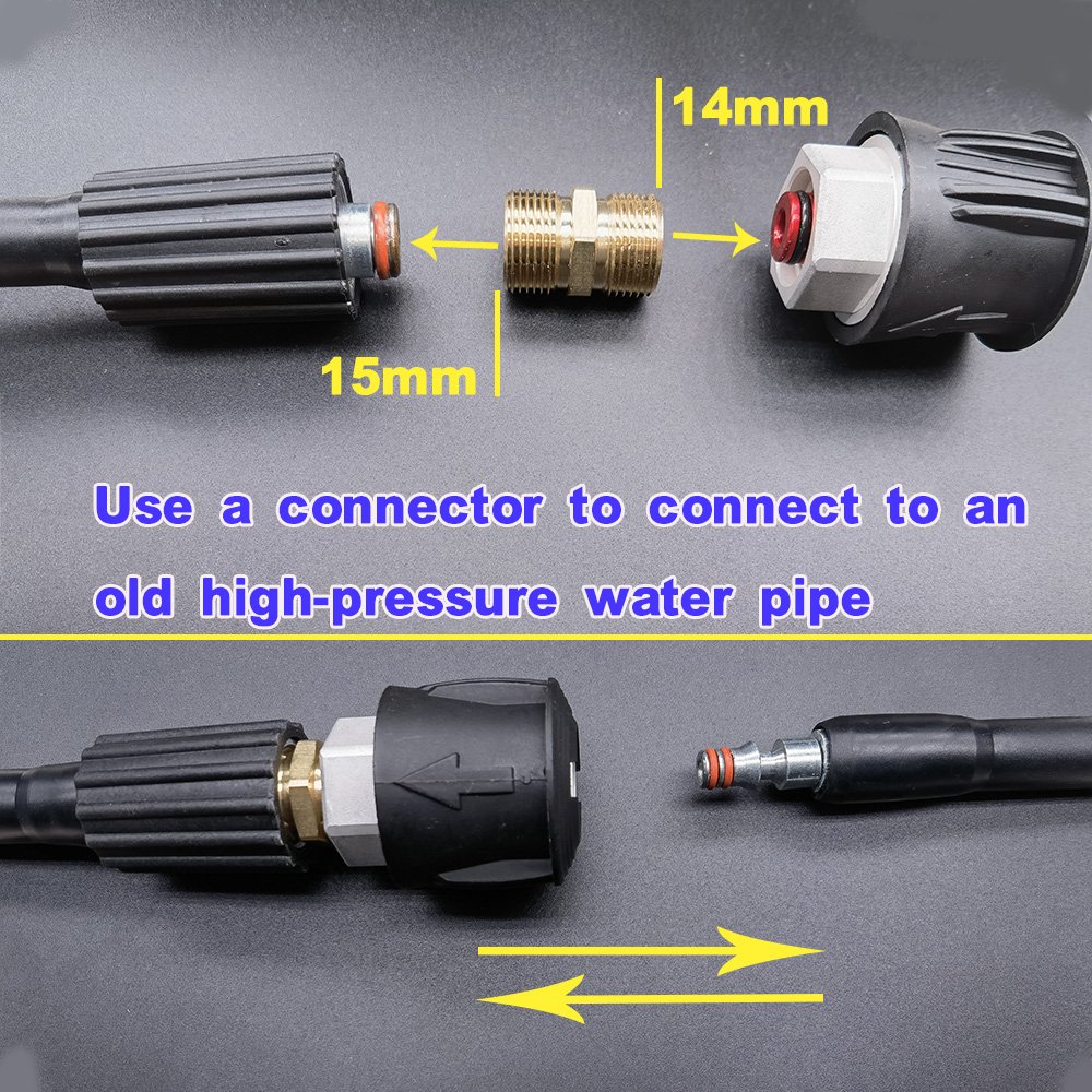 Gun Hose for Washing Lance For Parkside Tools Adapter Lavor Nozzles Connector Quick Hose High Pressure Washer Gun Lance
