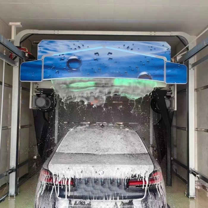 touchless tunnel electric self service automatic high pressure self full commercial car washer machine