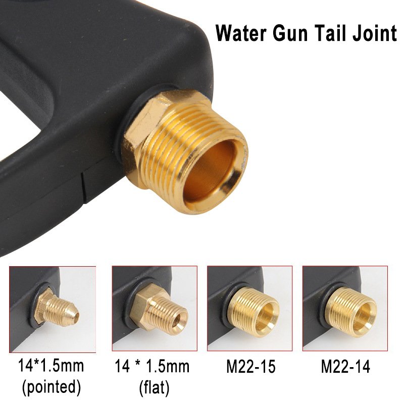 Lingzhen High Pressure Washer Gun 4350PSI, Car Washer Gun Spray Gun M22 Quick Connection For Car Pressure Power Washers