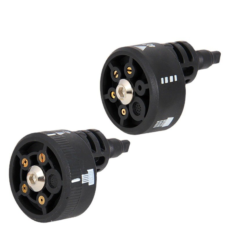 Lingzhen Hight Pressure 6-in-1 Quick Changeover Adjustable 1/4 Inch Quick Plug Portable Spray Nozzle