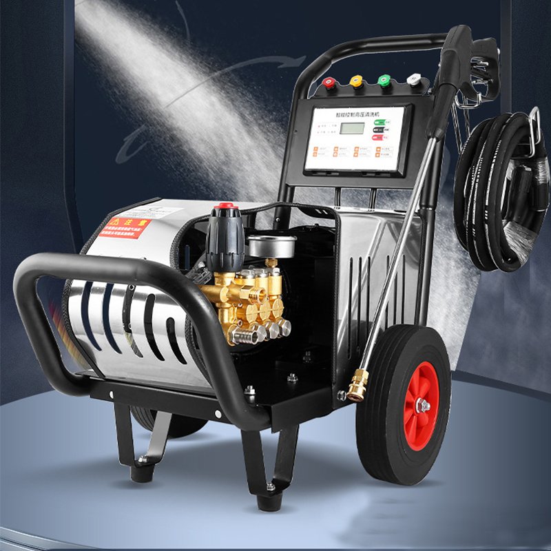 220v 2kw high pressure cleaner 200bar cold water car washer ready for ship