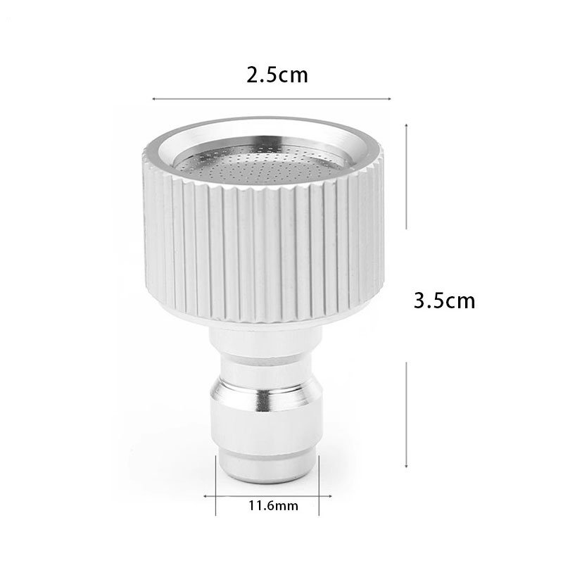 High Pressure Water Gun Nozzle 0.3 0.4 0.5 Orifice Stainless Steel Car Cleaning Kit 1/4 Quick Connect Car Wash Garden Sprayer