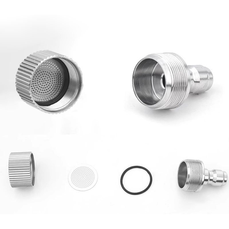 High Pressure Water Gun Nozzle 0.3 0.4 0.5 Orifice Stainless Steel Car Cleaning Kit 1/4 Quick Connect Car Wash Garden Sprayer