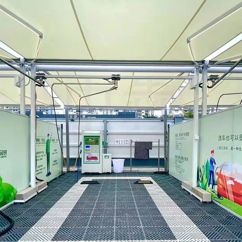 ZHONGBEN High Pressure Cleaning Washer Non Telescopic Stainless Steel Double Car Wash Swing Arm