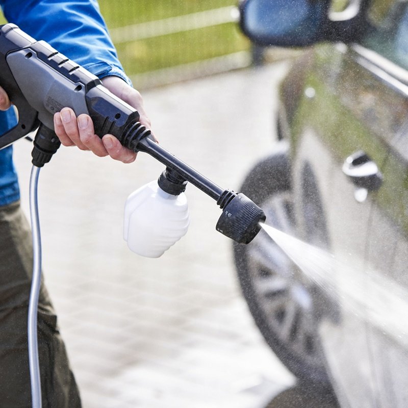 HOTO Cordless Power Cleaner High Pressure Washer Machines Portable Car Washer with Adjustable Spray Nozzle