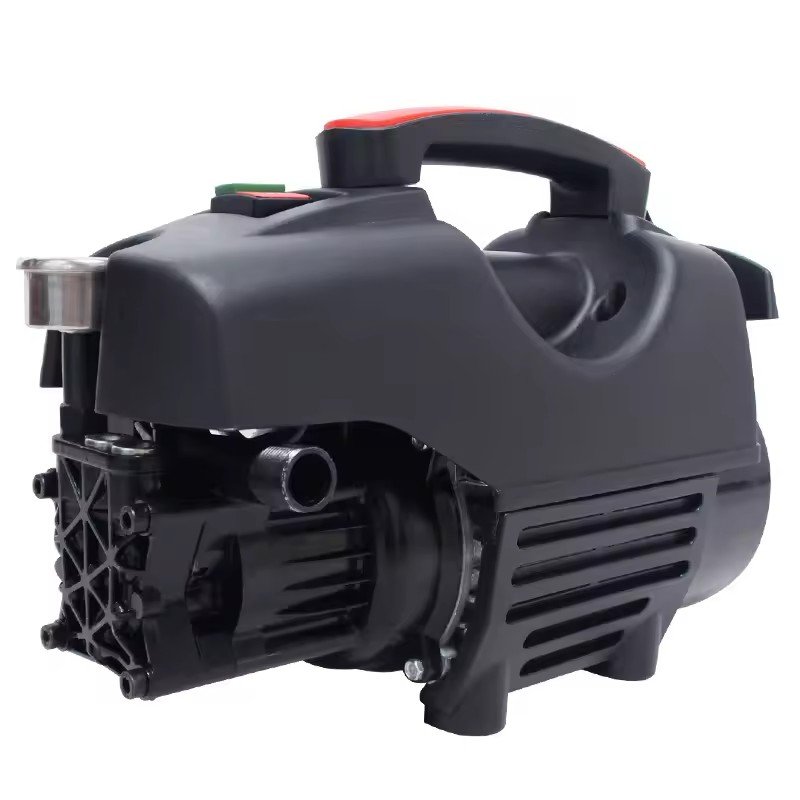 High Pressure Car Washer Pump1400 Watts Motor 120 Bars Pressure 6.5L/Min Flow Rate 5m Outlet Hose Portable Home 11 Accessories