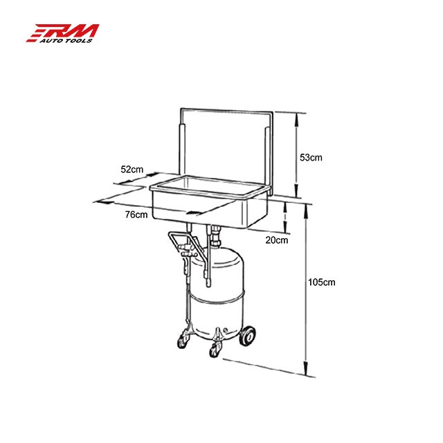 RM 65L parts washer pneumatic multifunction Parts cleaning machine