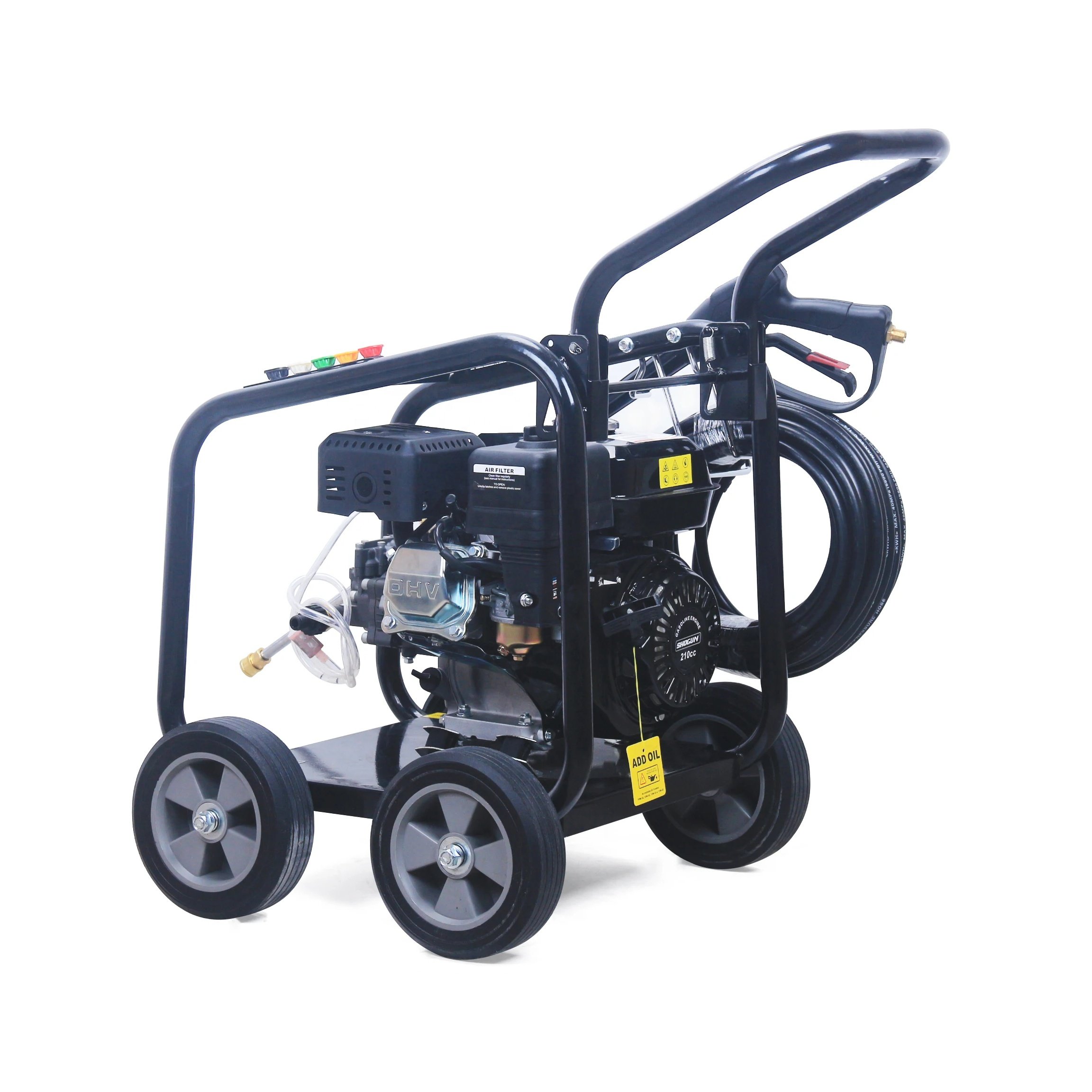 Bison High Pressure Cleaner Pump 170BAR 2500PSI 9LRM 6.5HP Car Wash Jet Washer Washer With Adjustable Nozzle