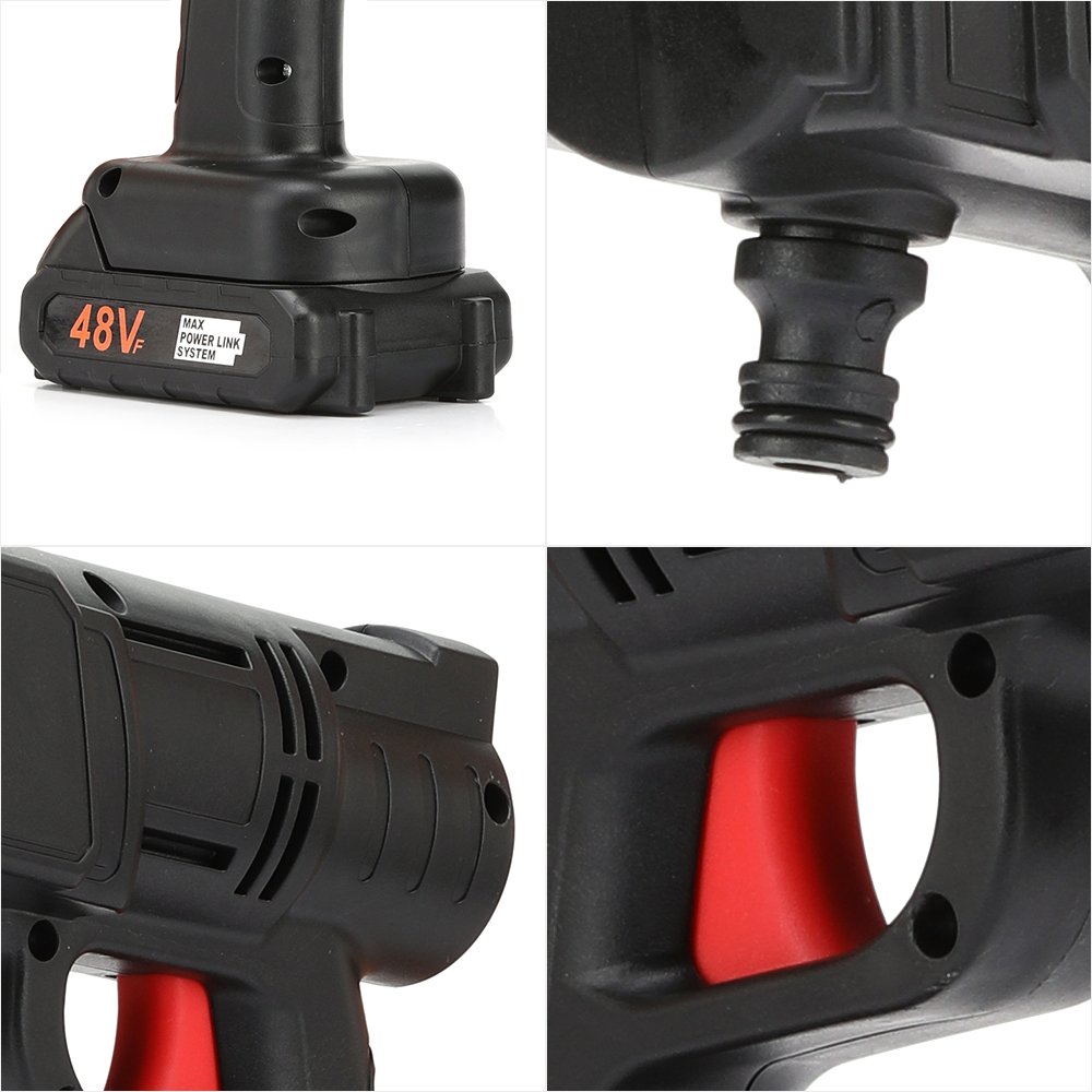 Portable Wireless Water Gun High Pressure Rechargeable Car Washer Cleaning Gun Machine