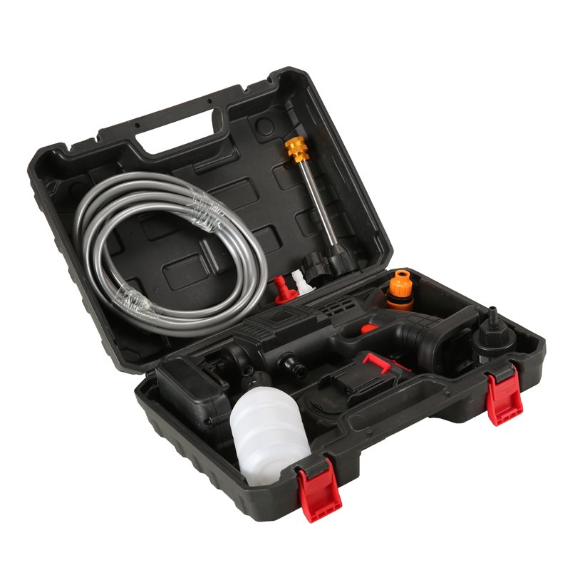 Portable High-Pressure Water Gun Car Washer Set With 21v Home Charging For Car Washing