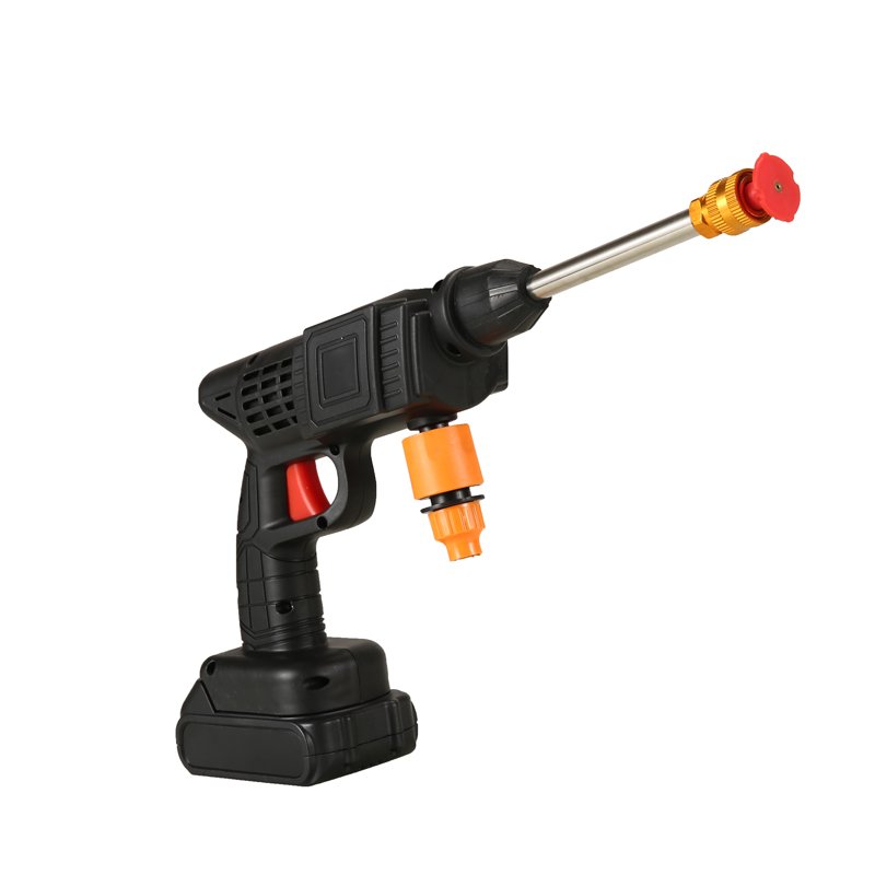 Portable High-Pressure Water Gun Car Washer Set With 21v Home Charging For Car Washing