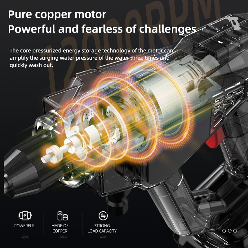 Lithium Battery Cordless Portable Power Washer 24v Pressure Washer Battery Powered Car Washer Gun Wireless Car Wash Machine