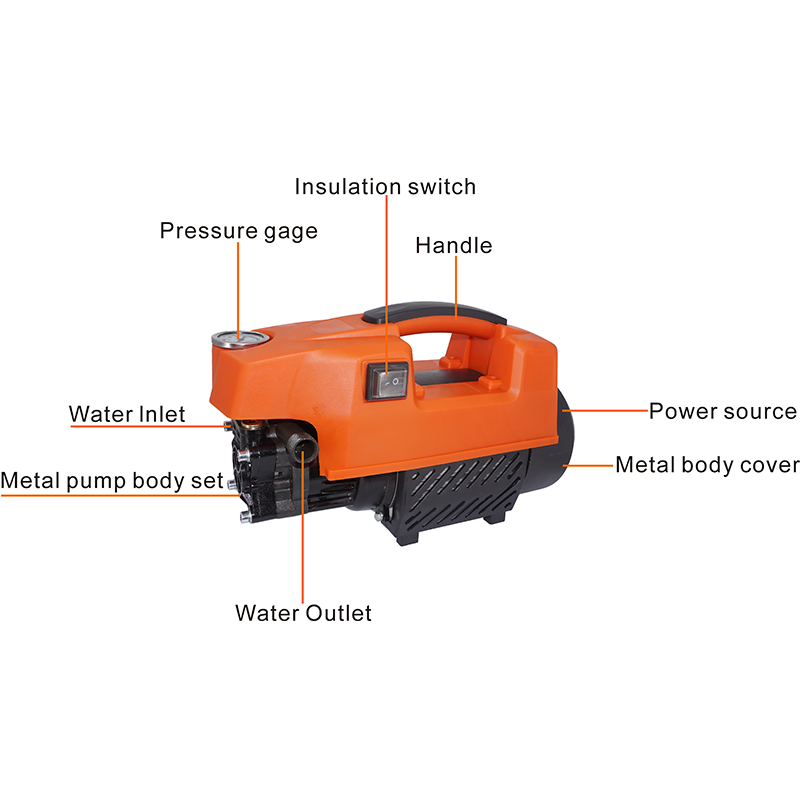 high pressure 105 bar pressure portable car washer