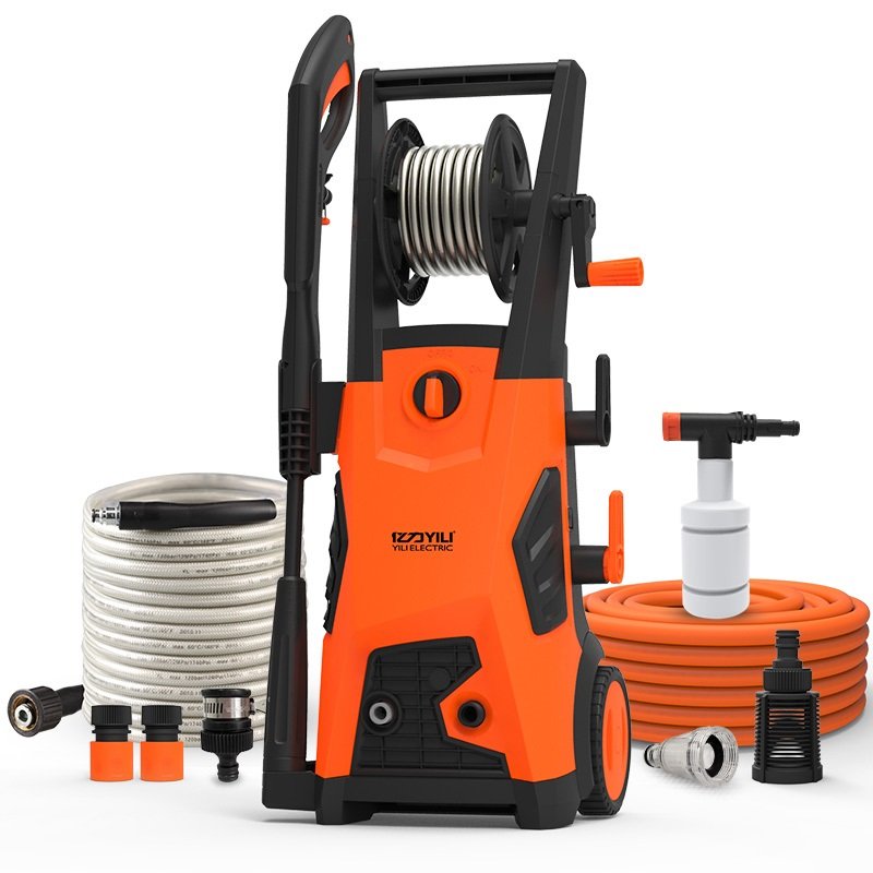 Car Washer Portable Household High Pressure Automatic 2-in-1 Water Pump Machine Car Washing Equipment