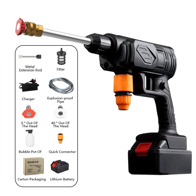 Wireless Mini High Pressure Portable Electric Durable Car Washer Gun 3 buyers