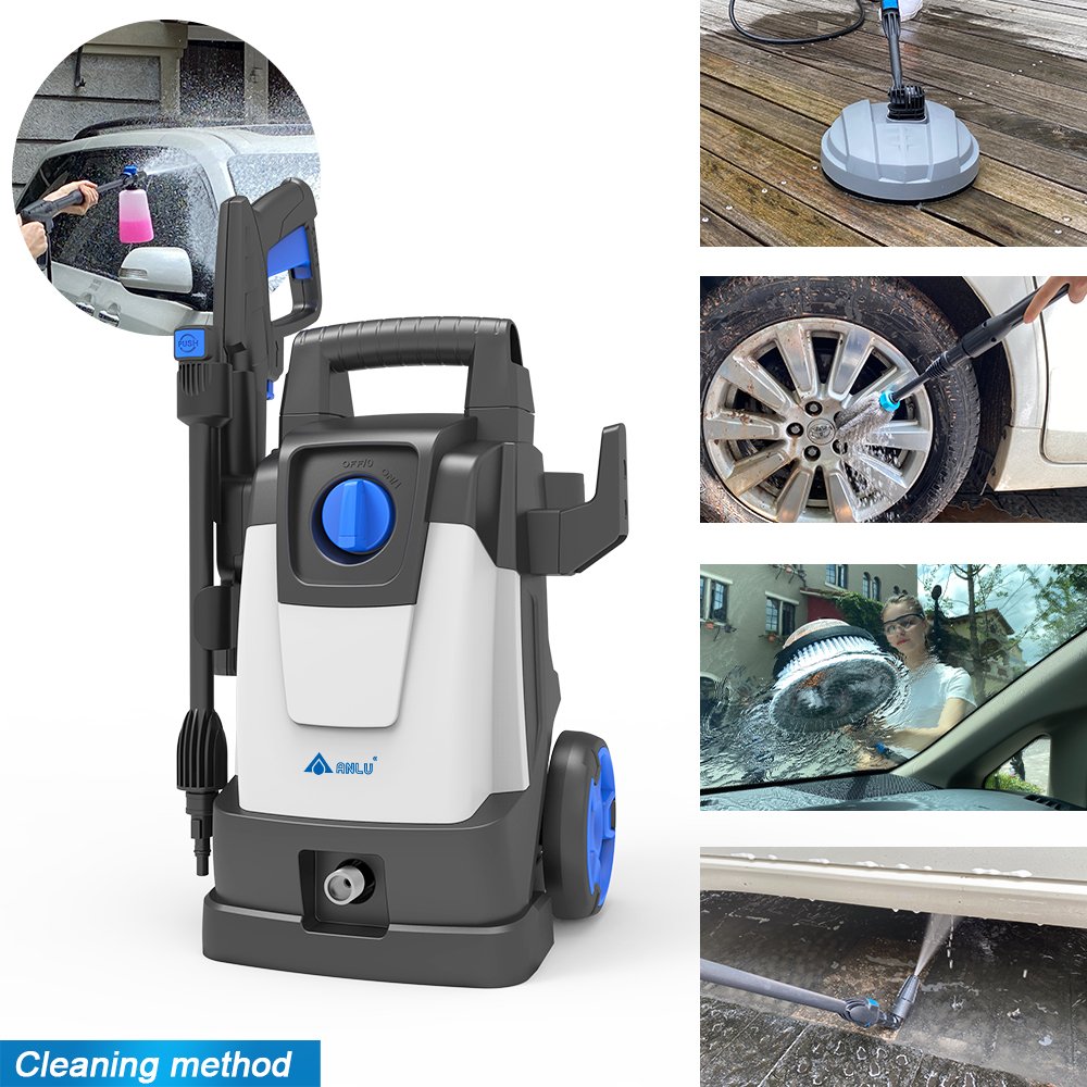 Electric mobile household high pressure car washer water jet surface cleaner wall cleaning machine