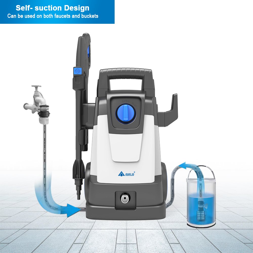 Electric mobile household high pressure car washer water jet surface cleaner wall cleaning machine