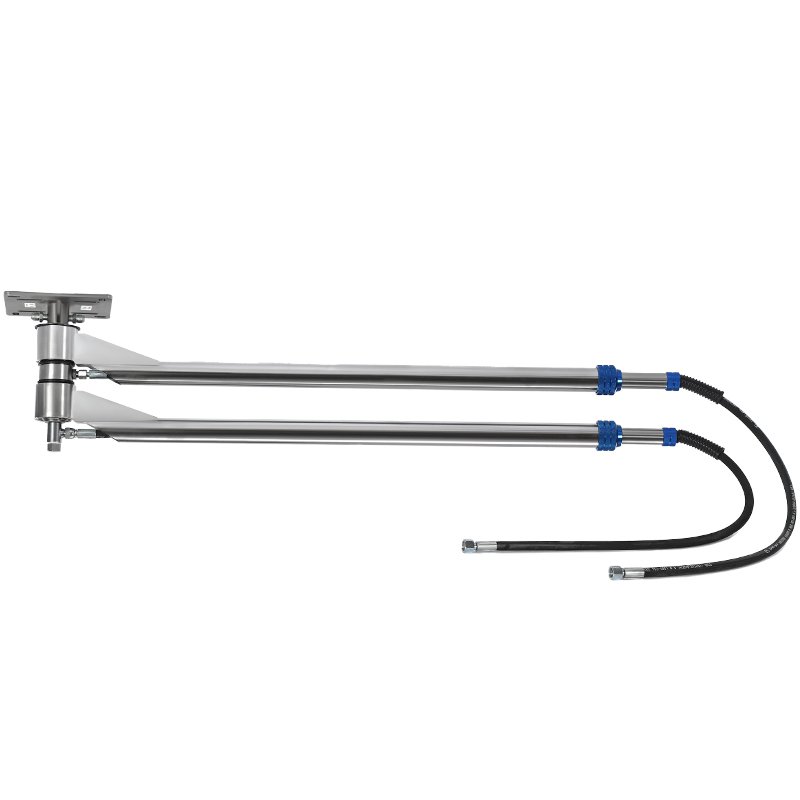 ZHONGBEN 360 Degrees Ceiling Boom High Pressure M22 Core Cantilever Stainless Steel Car Washer Telescopic Double Arm