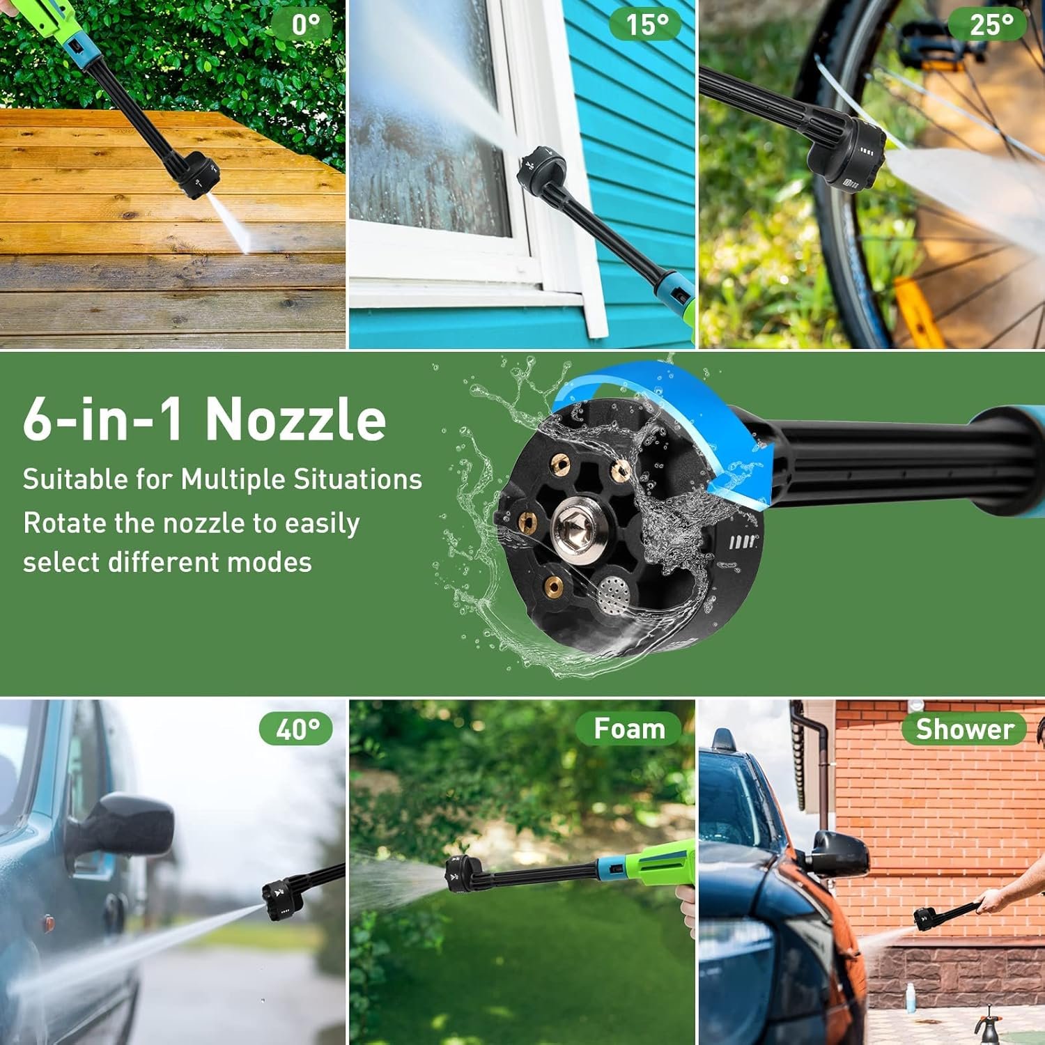 Portable Mini Electric Car Washer High-Pressure Mobile Steam Car Wash Effective Cleaning ABS Material