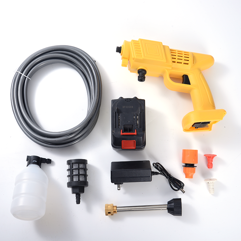 Factory Direct Sale Mini Sprayer High Pressure Car Washing Machine Battery Electric Portable Gun Car Washer