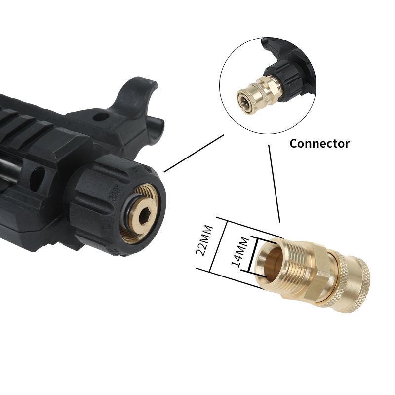 SPS Pressure Water Gun Power Spray Gun High Pressure Washer Gun With Extension Wand For Car Wash
