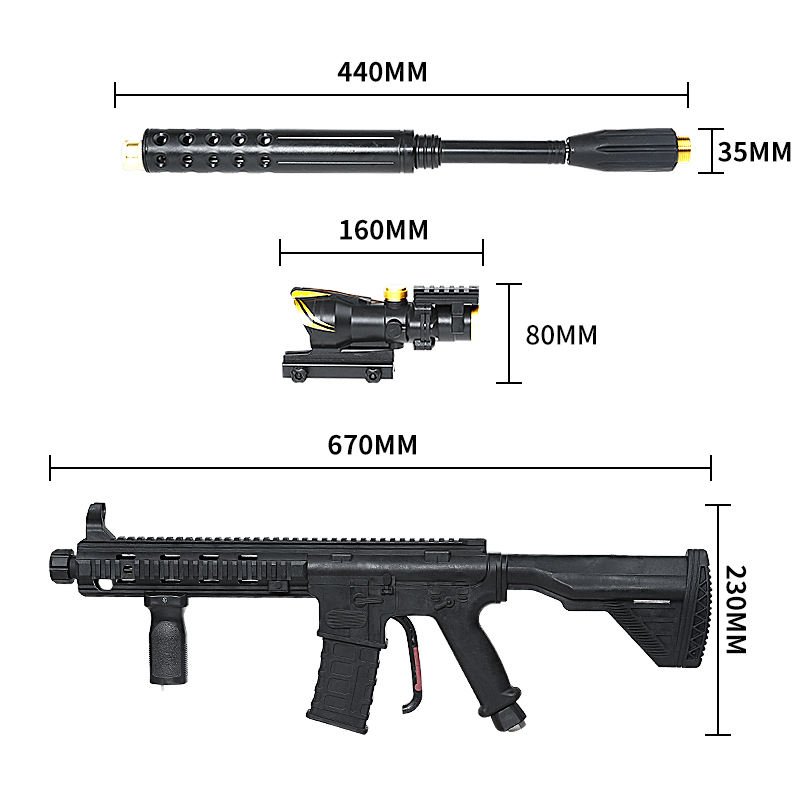 SPS Pressure Water Gun Power Spray Gun High Pressure Washer Gun With Extension Wand For Car Wash
