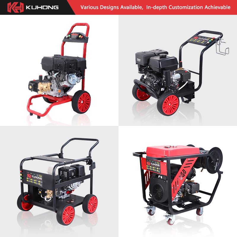 KUHONG CA3521 350Bar 5075Psi Diesel High Pressure Drain Cleaner Car Washer for Sewer Cleaning