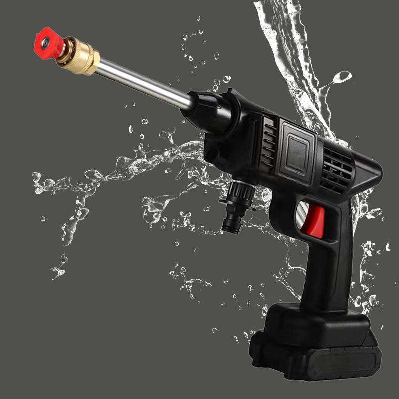 Cordless Portable 21v Rechargeable Battery Power Car Wash Machine High Pressure Electric Car Washer Gun With Foam Generator