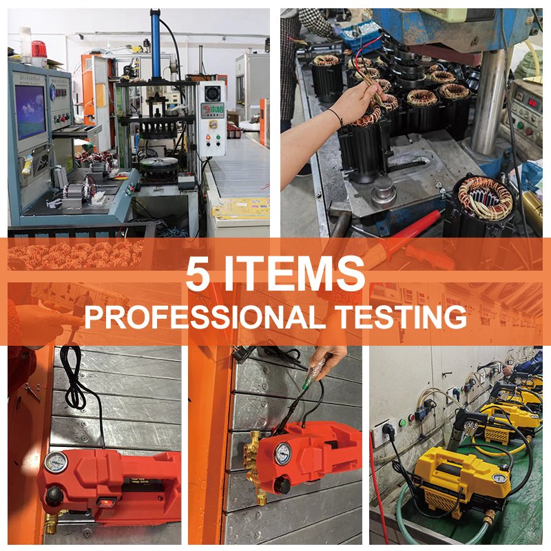 2400w 150bar Car Clean Wheel Foam Cannon Color Box Packet Water Pump High Pressure Car Washer Pump
