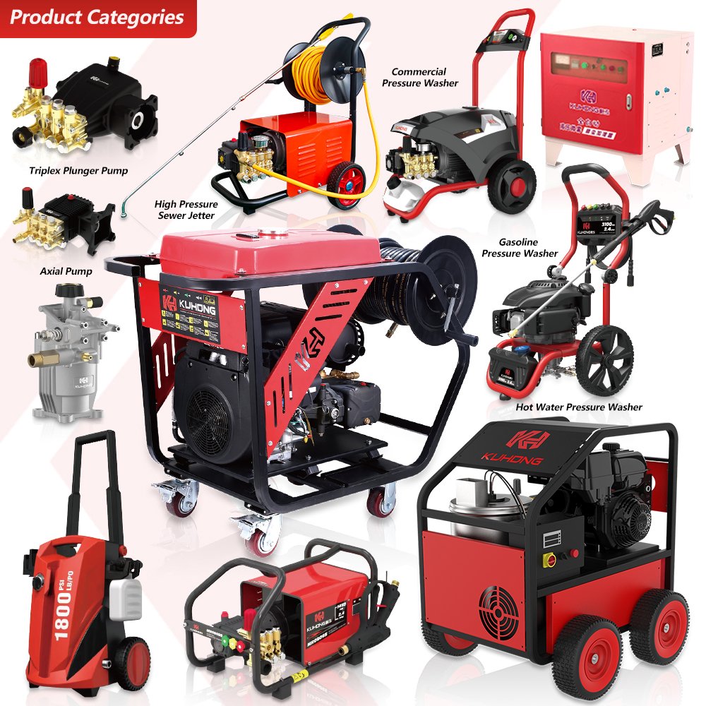 Kuhong Car washer Price Machine Cleaner 90Bar Jet Washer portable Pressure Washer Electric 220v