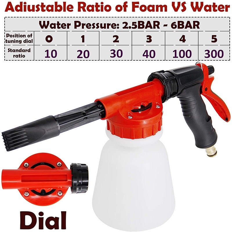 Portable High-Quality Car Wash Foam Cannon Professional Car Washer Foam Cannon