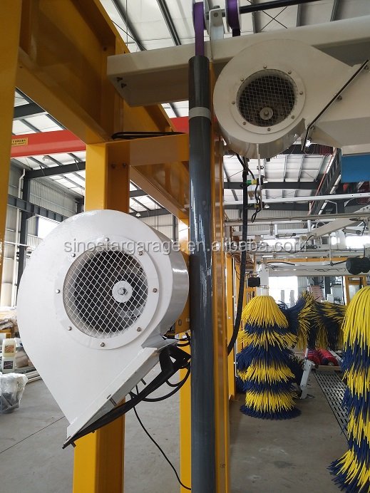 Fully Automatic Tunnel Car Wash Machine/Steam Line Car Washer/Quick washer with 9 brushes A6