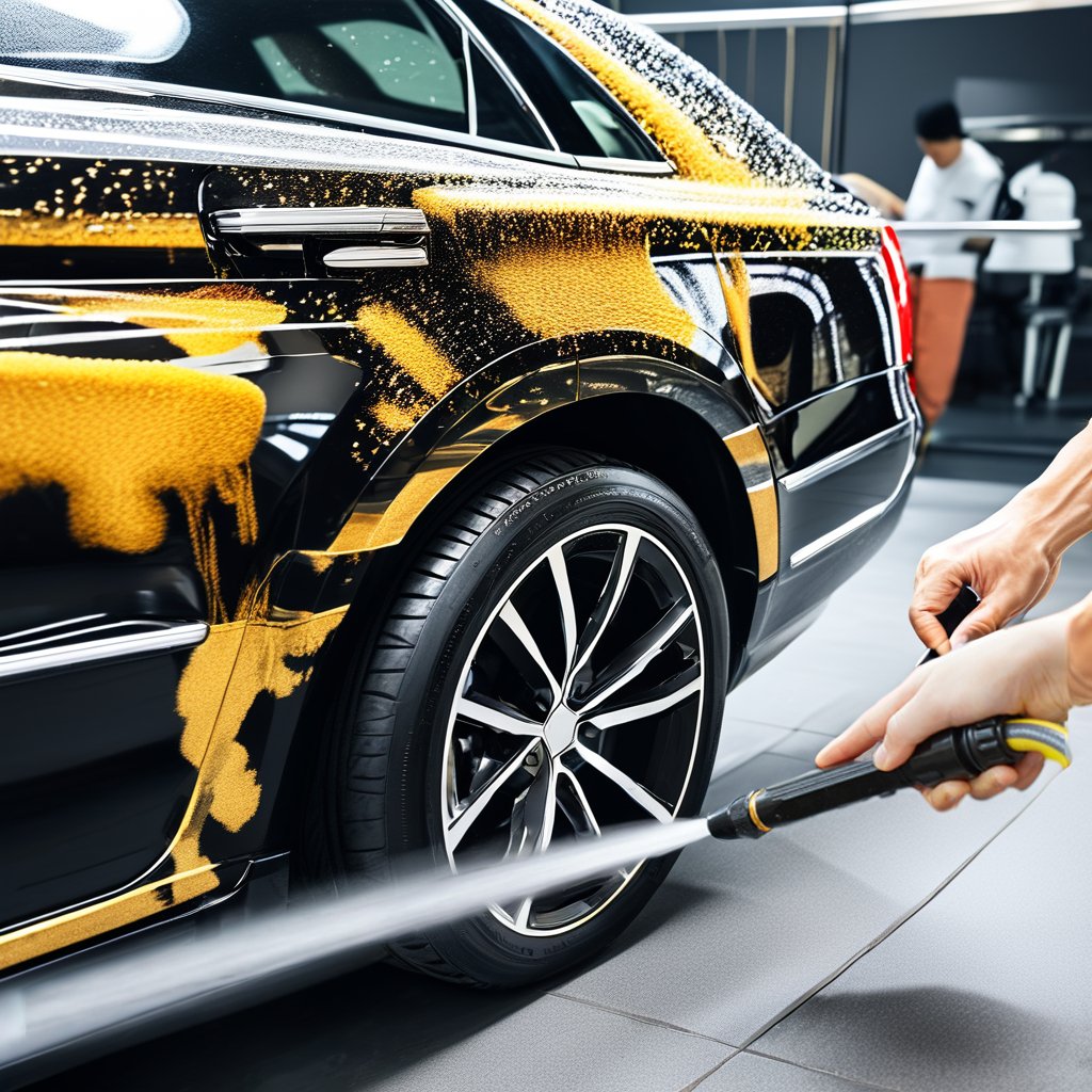 High-Pressure Multi-Purpose Metal Water Spray Gun for Quick Car Stain Cleaning for Car Washers