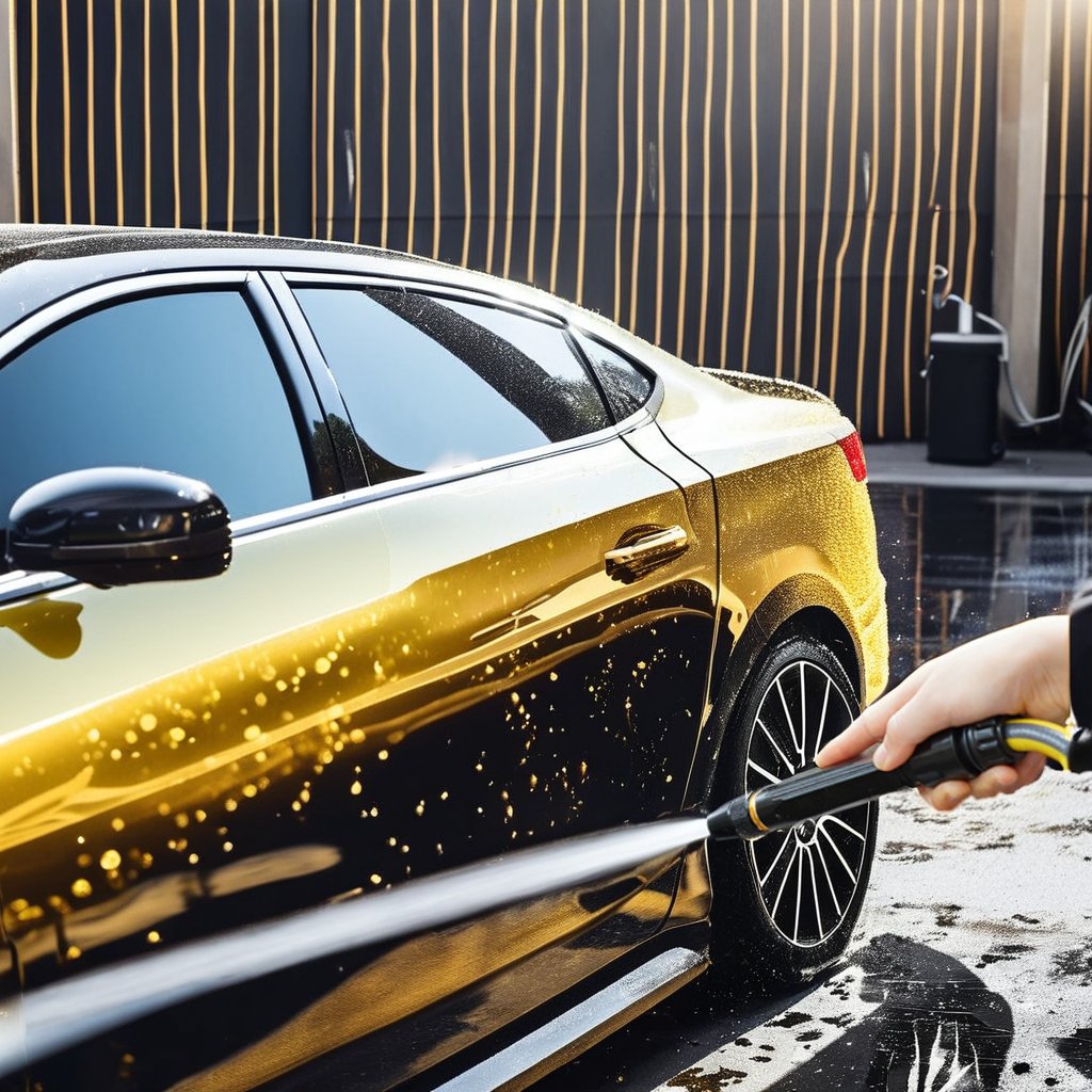 High-Pressure Multi-Purpose Metal Water Spray Gun for Quick Car Stain Cleaning for Car Washers