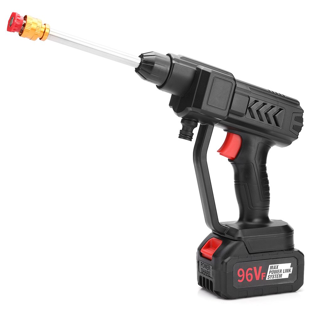 96V Cordless Portable Car Washer Machine Wireless Potable Battery High Pressure Car Washer Gun For Washing Cars