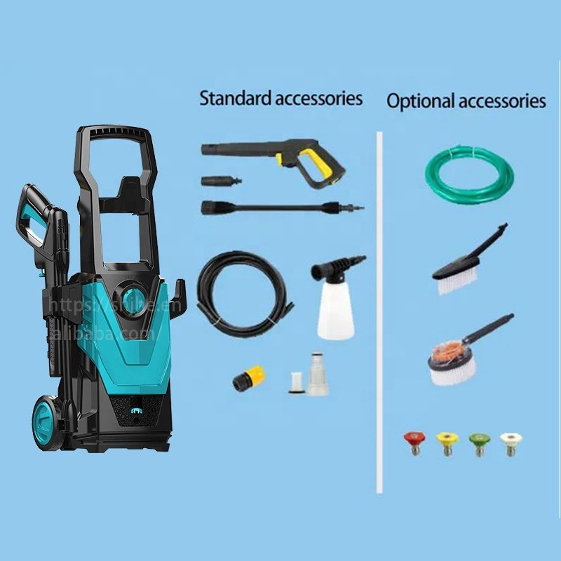 Mini Electric Portable High Pressure Car Washer with CE in Shanghai Electric Motor Car Restaurant Water Guns for Restaurant 6.7