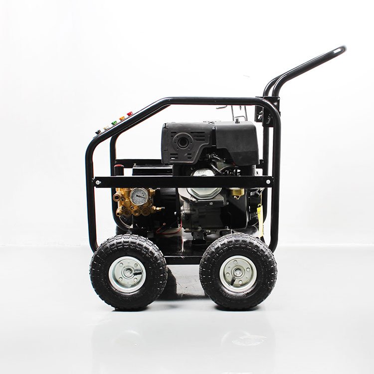 250bar Critical Cleaning Gasoline Jet Pressure Washer High pressure With Wheel