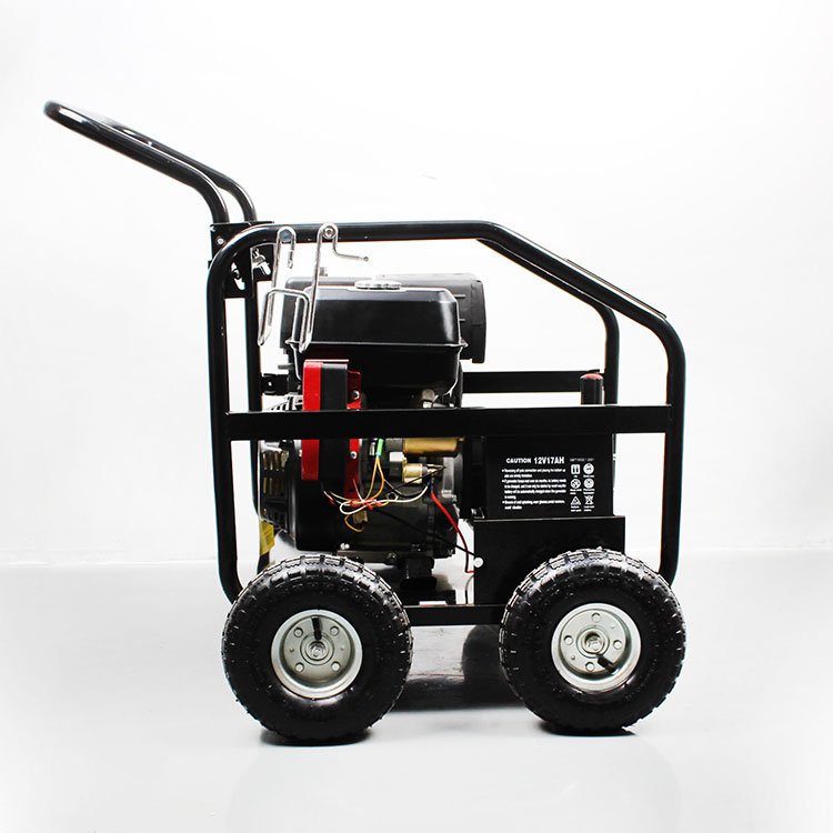 250bar Critical Cleaning Gasoline Jet Pressure Washer High pressure With Wheel