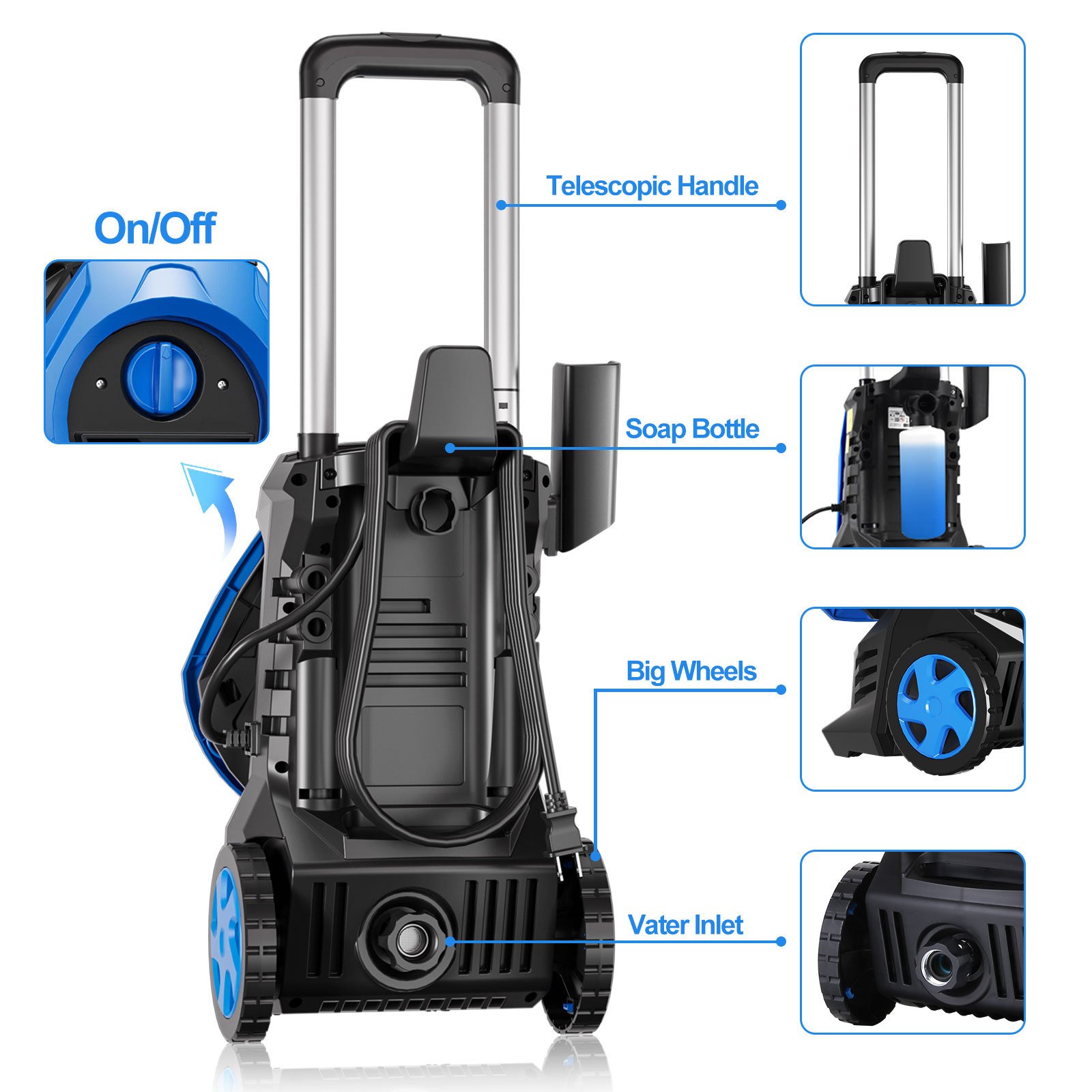 Hot Selling Good Quality Commercial High Pressure Car Cleaner Washer For Car Washing