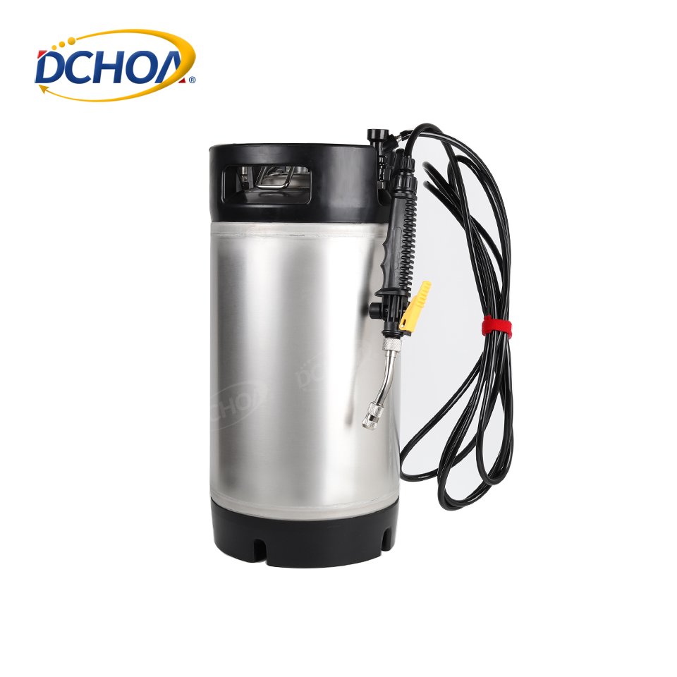 DCHOA 9.5L High Pressure Stainless Steel Tank PPF Pressure Keg Window Tint Sprayer For Car TPU PPF Film Cleaning