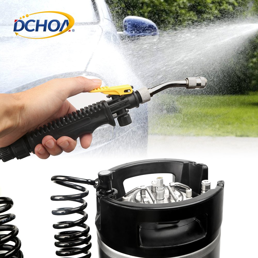 DCHOA 9.5L High Pressure Stainless Steel Tank PPF Pressure Keg Window Tint Sprayer For Car TPU PPF Film Cleaning