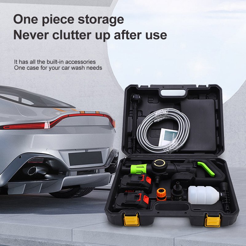 Cheap Factory Price Portable Lithium Battery 6-in-1 Wireless Car Washing Rechargeable Car Washer Machine