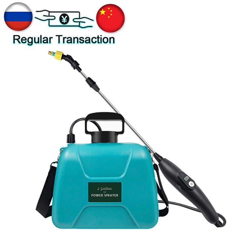 Portable Garden 8L Car Wash 3 Nozzles Rechargeable Battery Powered Automatic Electric Plant Sprayer For House Cleaning