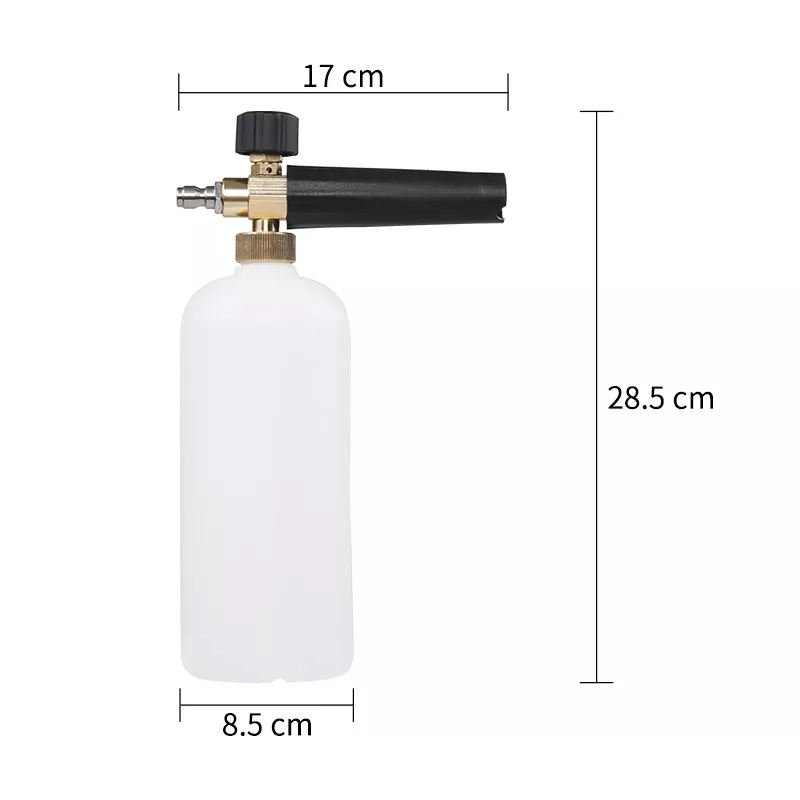 Foam Lance Car Wash Foam Cannon White 1L Fame Lance Be Wsed For Pressure Flower Washer Pot Gun