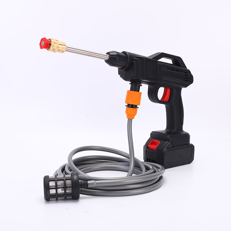New lithium battery wireless portable high-pressure water pump handheld car washing machine cordless water car washing gun