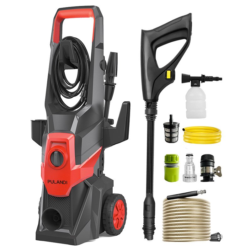 Pulandi 2000W High Power Washer Pump 200Bar Pressure Washer High Pressure Cleaner