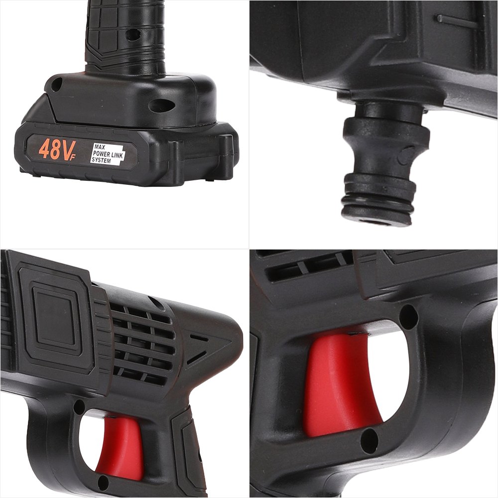 Multifunctional Car Washer High Pressure Electric Portable 21V Cordless Wireless Wash Water Gun