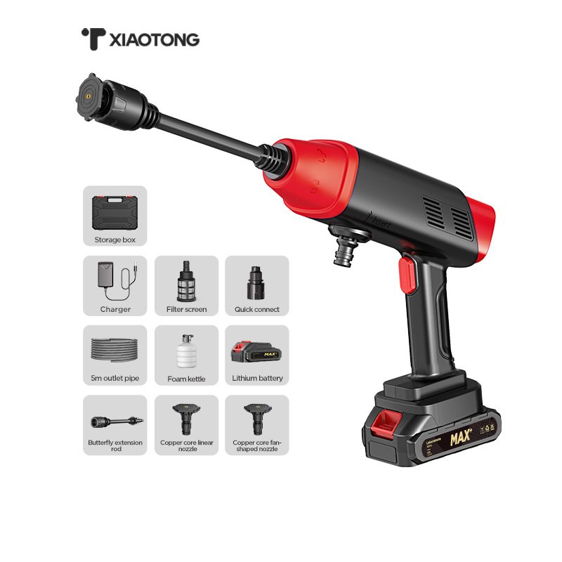 New Type High Pressure Car Washer Machine 217PSI Cordless Pressure Washers Gun 21V Self Car Washer Machine