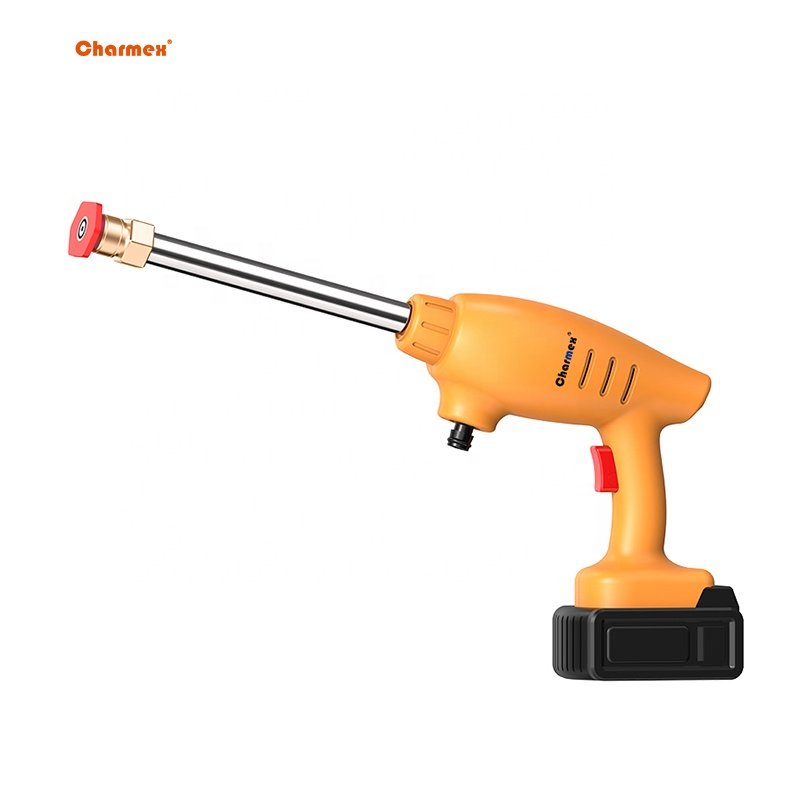 Charmex 12V Electric Power 300W Adjustable Pressure Foam Car Washer Gun Portable Self Car Washer Station