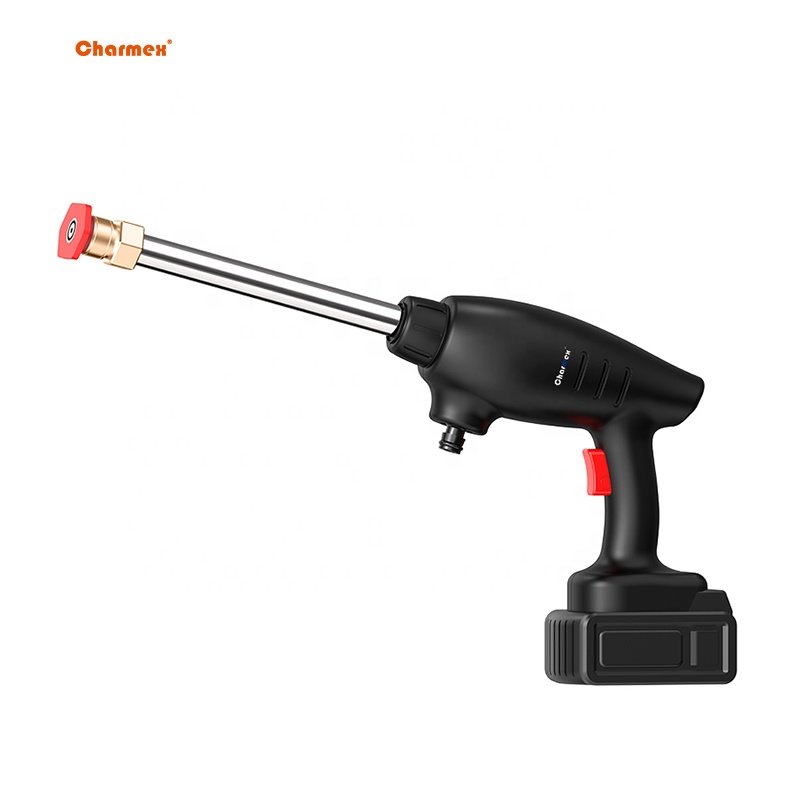 Charmex 12V Electric Power 300W Adjustable Pressure Foam Car Washer Gun Portable Self Car Washer Station